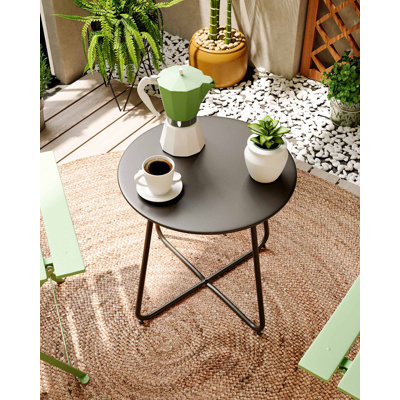 17" Metal Side Table