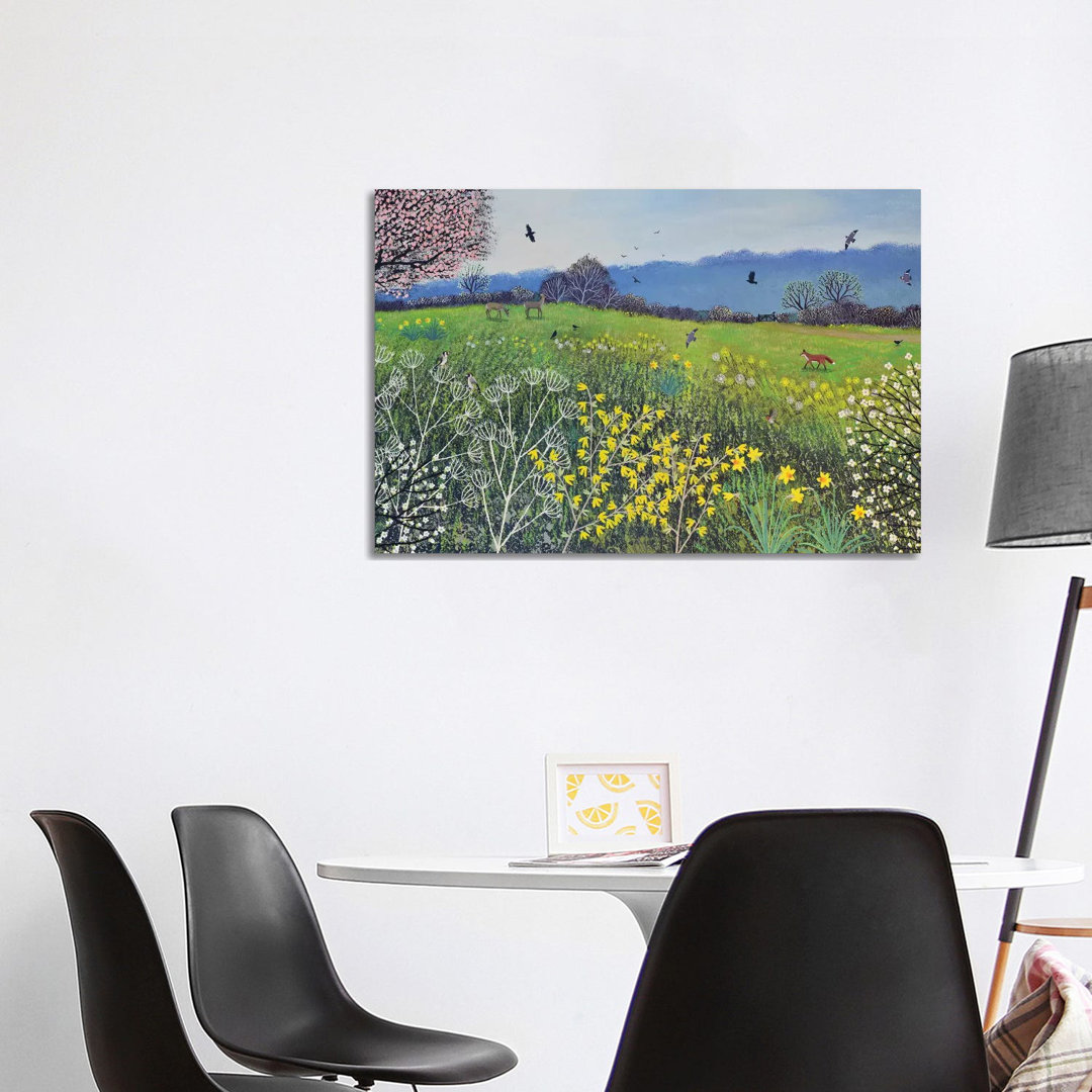 Spring Hope by Jo Grundy - Wrapped Canvas Painting