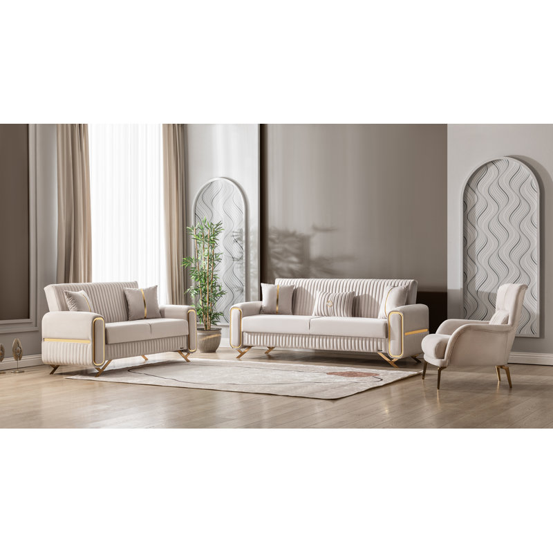 Robison 67" Convertible Loveseat with Storage, Small Sofa for Small Spaces, Living Room, Apartment, Office, Firm Seat Cushion