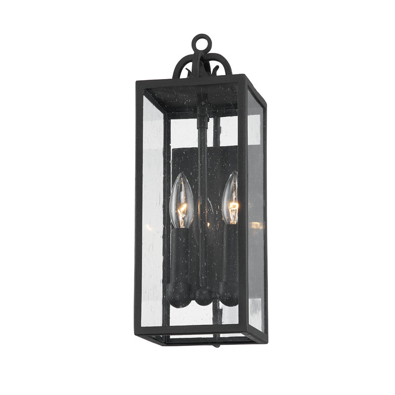 Plafonnier encastré en fer forgé 2 lumières Caiden