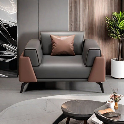 Modern light luxury leisure business office sofa