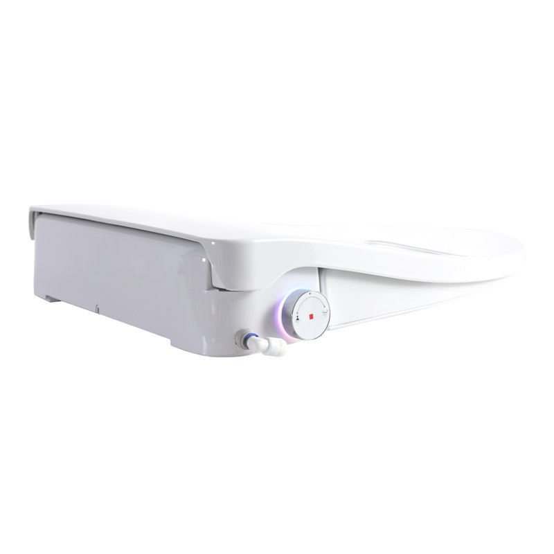 Smart Bidet With Side Control - Adjustable Seat Temperature, Water Adjustment, Automatic Nozzle Cleaning, Multiple Wash Modes, Digital Display And Night In Bathroom Transformation Environment