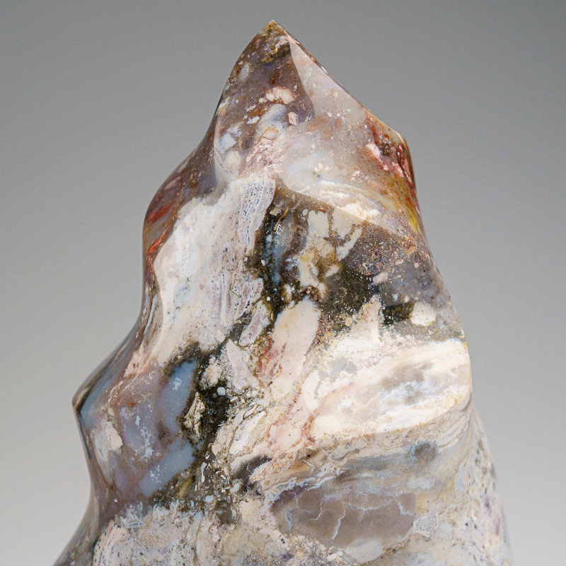 Forme libre de flamme de jaspe de l'océan poli de Madagascar (2,6 lb)