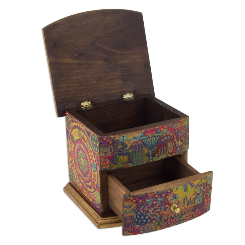 Wood Jewelry Box + Drawers