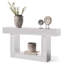 Console à miroir de 63 pouces, table d'entrée en bois moderne