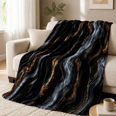 Jeté douillet en flanelle Cozy