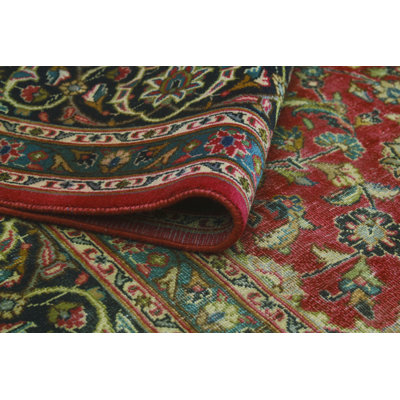 Keum One-of-a-Kind 6'4" X 9'8" 2022 Wool Area Rug Red