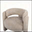 Fauteuil demi-tonneau incurvé avec pieds robustes-1735054967
