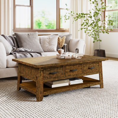 Braden Solid Wood Top Coffee Table
