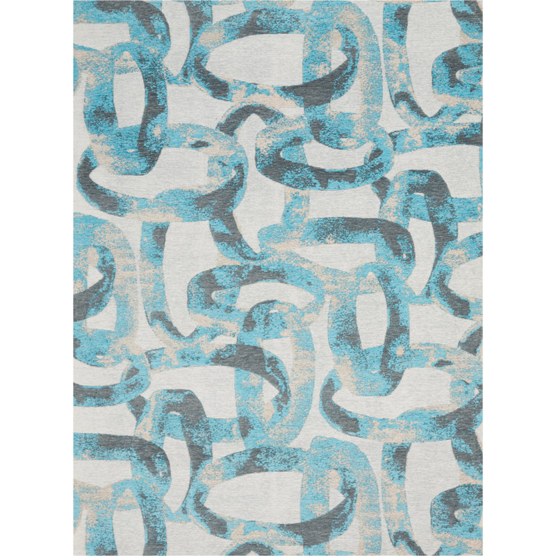 Beaudette Abstract Hand Woven Area Rug, Rectangle 244 x 305cm