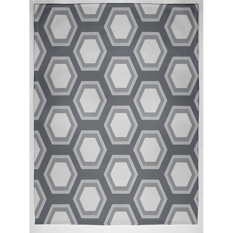 Burritt Plain Weave / Muslin Throw Blanket, Grey