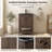 Chazden 24" Freestanding Herringbone Design Single Bathroom Vanity with Ceramic Top-1234212676-1233410066-1216070503