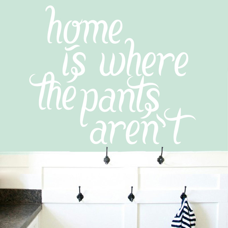 Text & Numbers Non-Wall Damaging Wall Decal, White