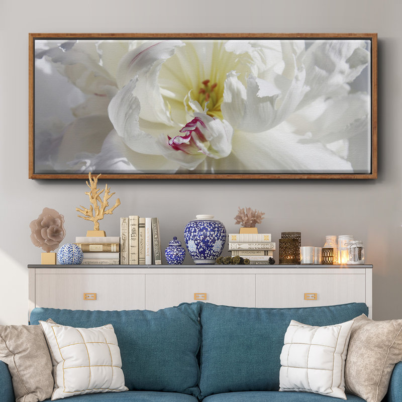 Breathless V- Framed Canvas, 20" H x 50" W