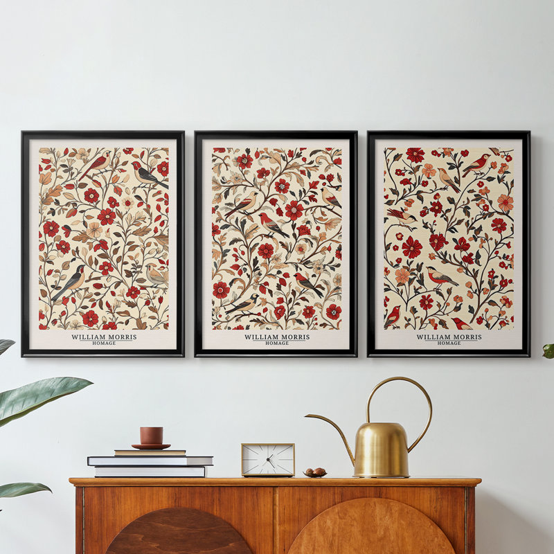 Collection sur toile encadrée personnalisée - 3 pièces, Noir, H 21 po x l 30 po