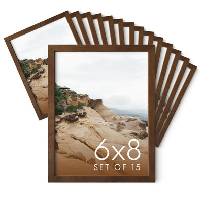 Wood Picture Frame - Set of 15