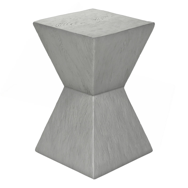 Table d'appoint, h 25 po, intérieur ou extérieur, table d'appoint, table de bout, table de chevet, chambre à coucher, salon, contemporain, moderne