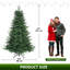 Green Artificial Spruce Christmas Tree with Stand-546317201