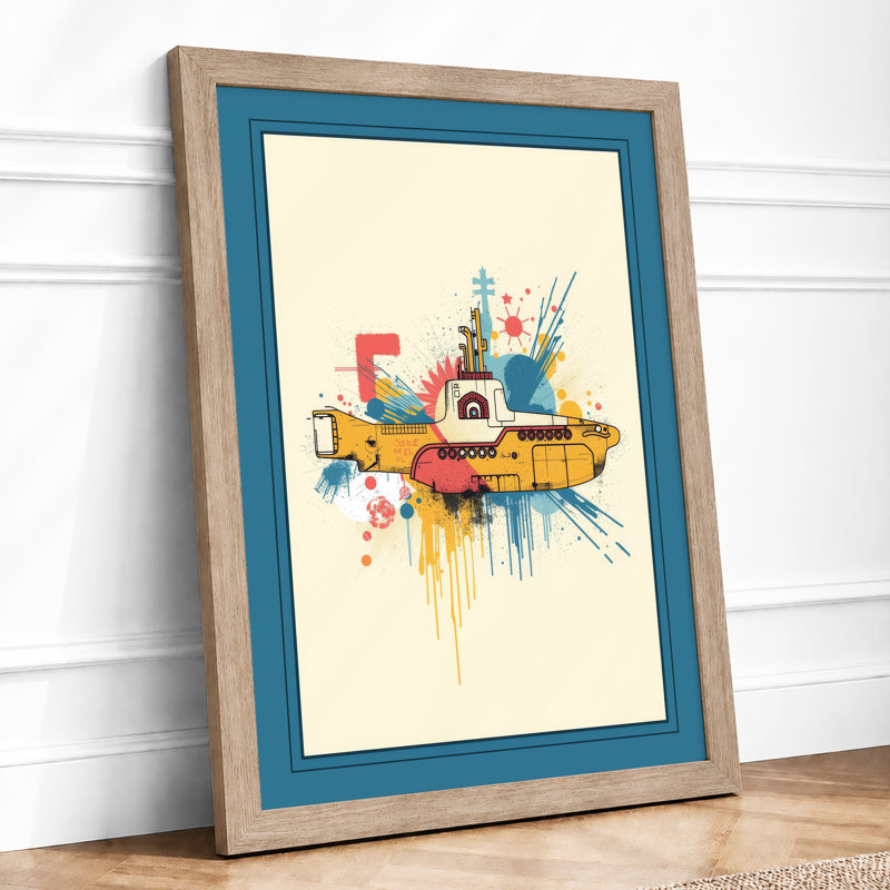 Stacked Dreams Tower Eclectic - Framed Print, A1 - 84.1 x 59.4 cm, Oak