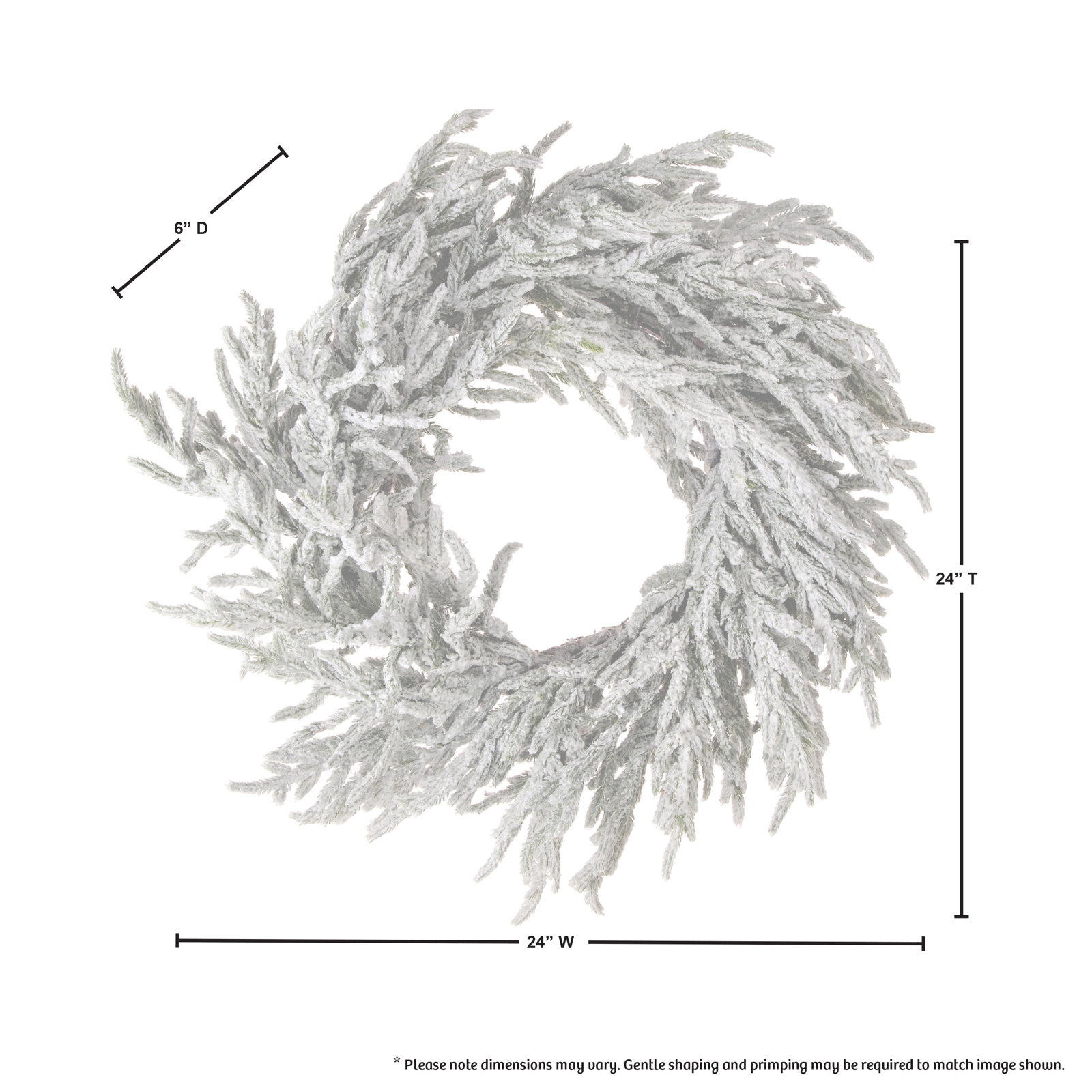 23.62'' Faux Pine Wreath