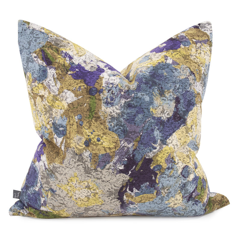 Floral Throw Pillow, 24" H x 24" W