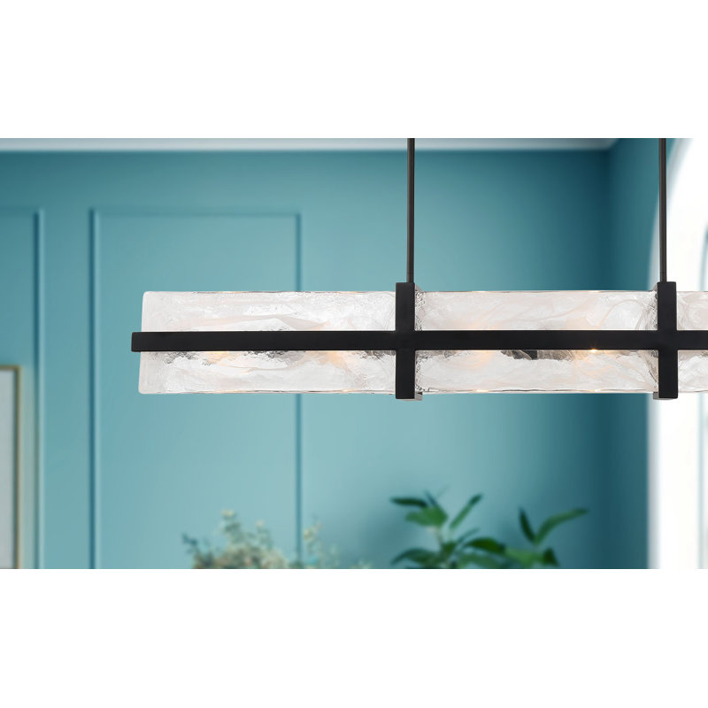 Minka Lavery Cloud Break - 60 Inch Wide 12 Light Island In Coal Finish, 8" H x 48" W x 8.25" D