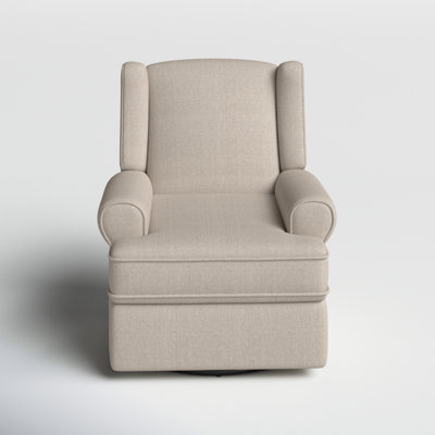 Claudina 33"" Wide Manual Glider Wing Chair Recliner -  Birch Lane™, BF7E1CD13CFD4FE0AAD5EA8C3B5CCF4B