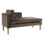 Galena Velvet Chaise Lounge