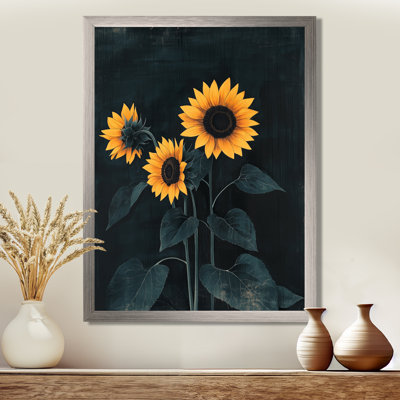Impression sur toile florale, "D craint"