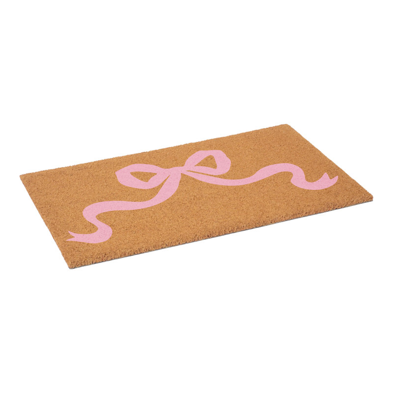Joli paillasson rose 17 po x 29 po, L 17 po x L 29 po, Rose
