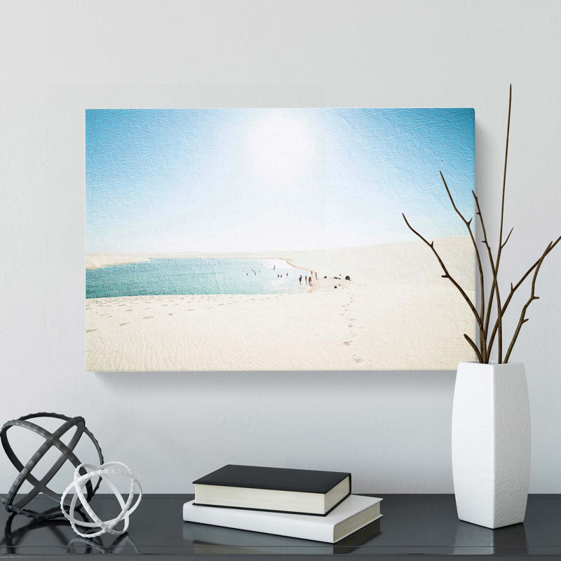 White Sand Beach In Brazil - Wrapped Canvas Painting, 40cm H x 60cm W x 3cm D
