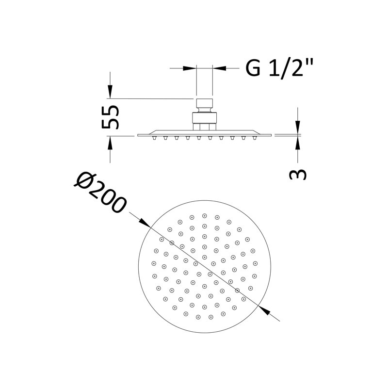 Fixed Shower Head