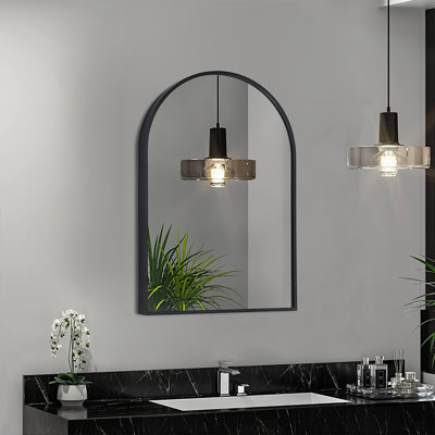 Krysha Metal Half-circle Mirror