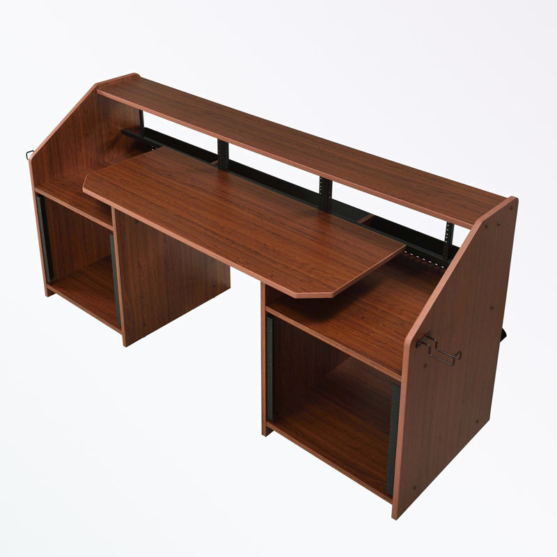 Rectangular Table with 2 Open Compartment, Cherry