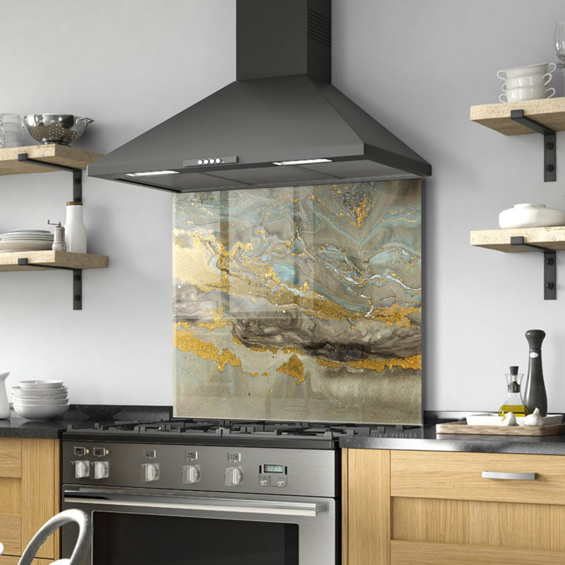 Elegant Decorative Tempered Glass Painting, 23.6 x 23.6 inches | 100% Tempered Glass, Thickness: 0.16 inches | Perfect for Home Decor, Living Room & Office | Modern Art Piece, Durable & Stylish