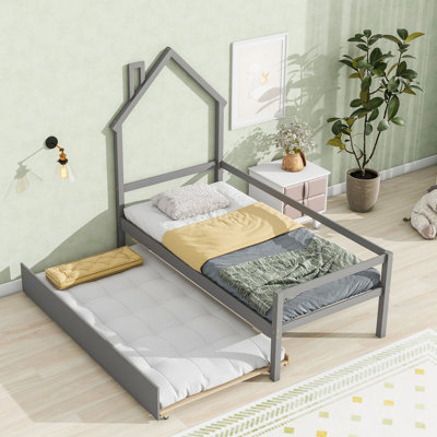 Bed with Storage Case, 2 Storage drawers