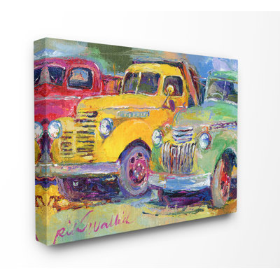 « vibrant pickup trucks », impression