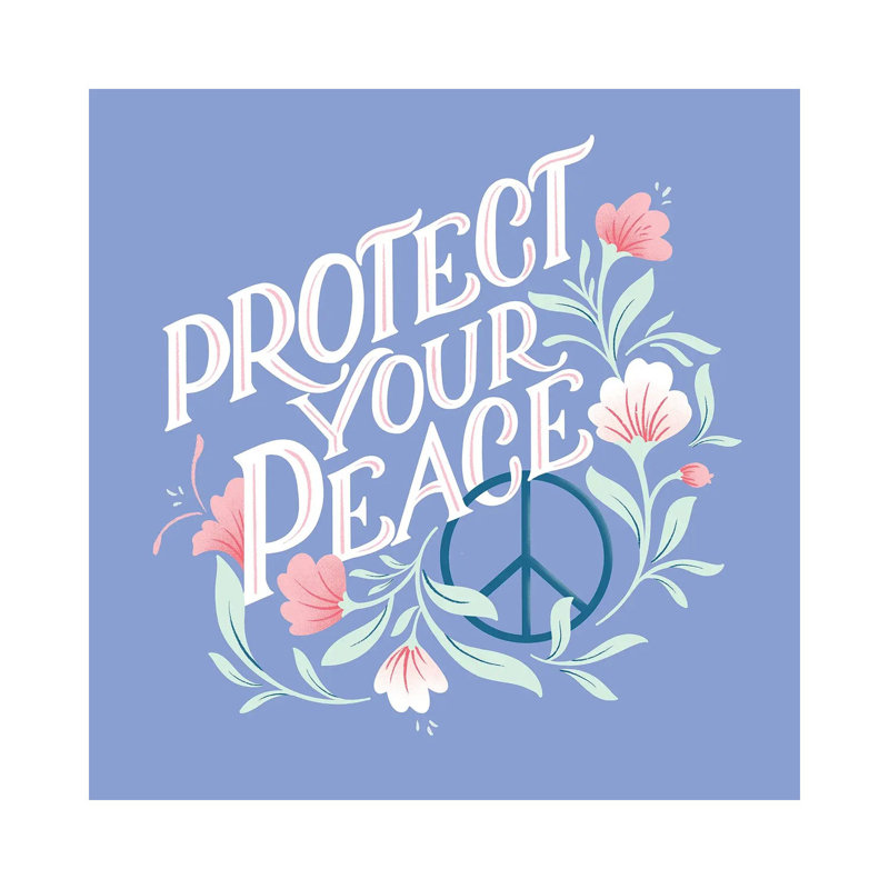 Protect Your Peace I by Gia Graham - No Frame Gallery-Wrapped Canvas Giclée on Canvas, 93.98cm H x 93.98cm W
