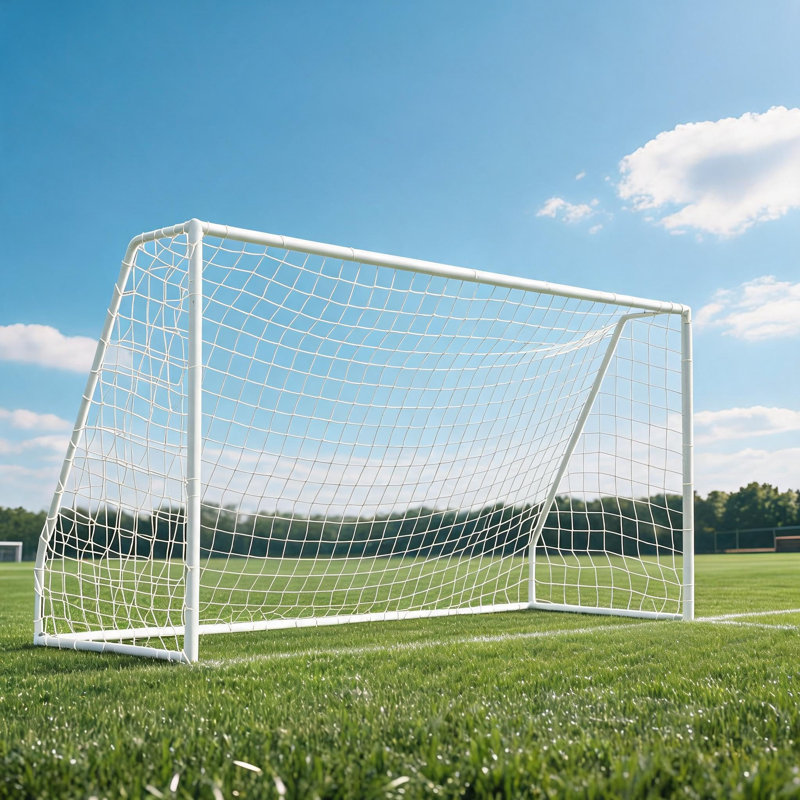 Soccer Goal 12x6 FT Heavy Duty Training Backyard, Metal Frame 1.97" Diameter Weather Resistant Powder Coated Galvanized Steel Soccer Net