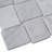 1.6 x 1.9 Marble Basketweave Mosaic Tile-58255615