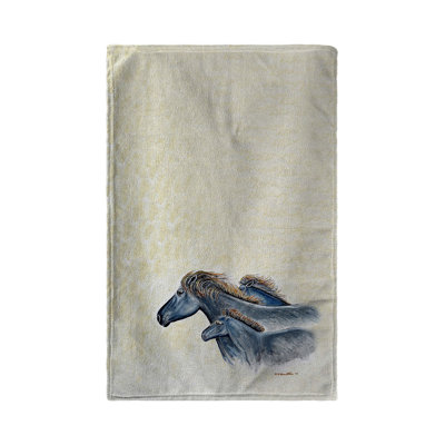 Serviette de thé sauvage à chevaux sauvages
