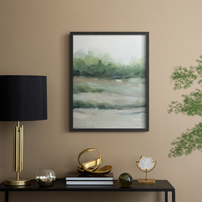 «Faded Morning II», reproduction encadrée - bois massif