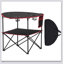 Table de camping pliante portative avec 4 porte-gobelets, tissu Oxford durable pour pique-nique en plein air et aventure