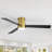 52-Inch Ceiling Fans With Lights, Low Profile Ceiling Fan With Light, Flush Mount Ceiling Fan With Remote Control, Ceiling Fan For Bedroom, 6 Speeds, 3 Reversible Blades-1342495495-1342495491
