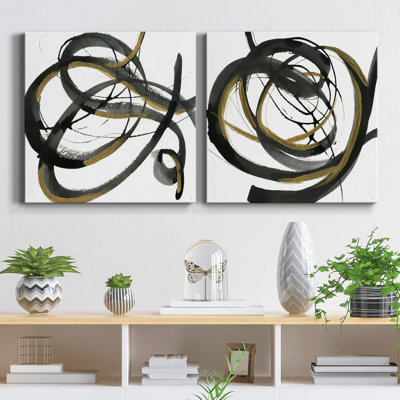 Windy Trail I - ensemble de 2 reproductions sur toiles tendues