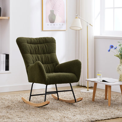 Chaise berçante Lezah Teddy
