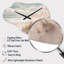 «Beach Grass Landscape IV - Beach Cloud», horloge murale asymétrique-106026056