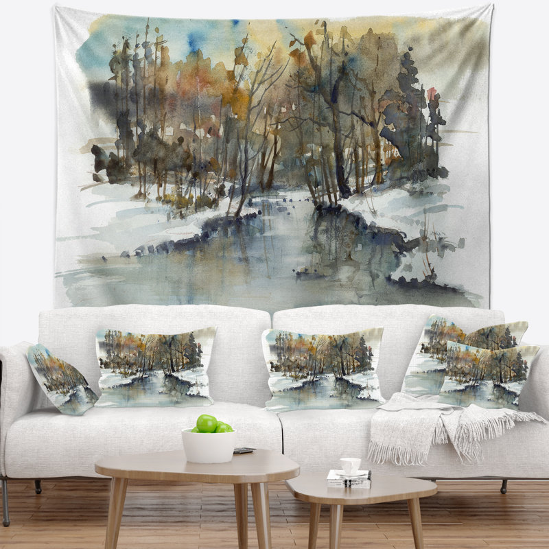 Polyester Tapestry, 50" H x 60" W
