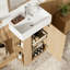 Meuble-lavabo de 21,6 po avec lavabo en céramique-354978707