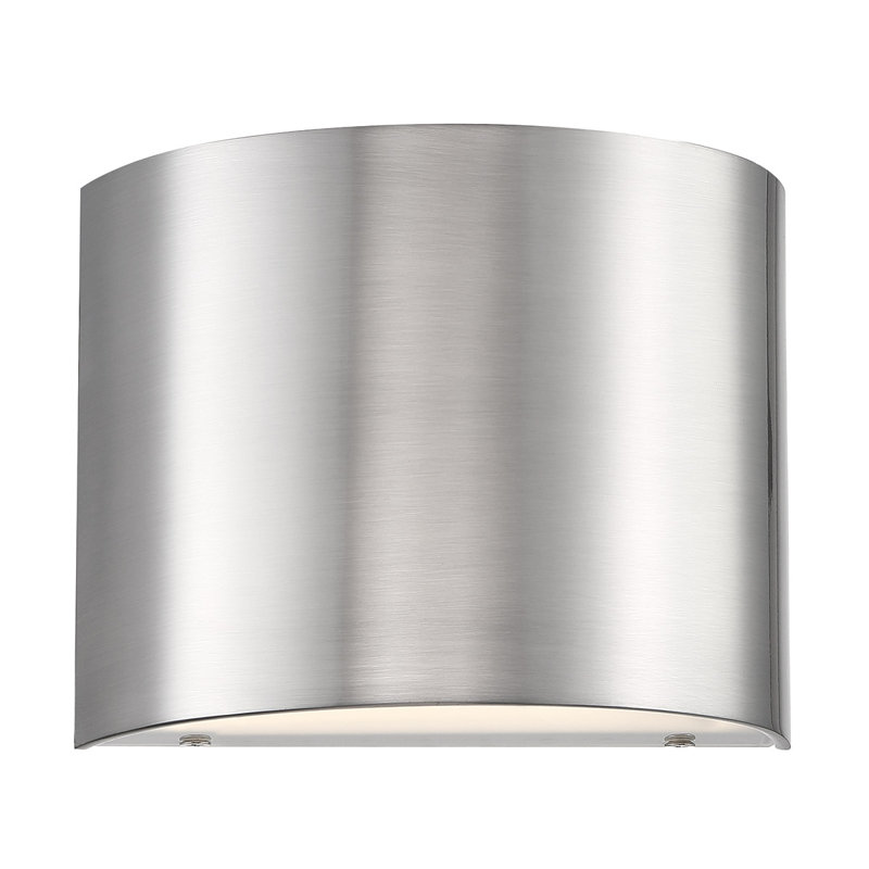 Pocket 1-Light LED Flush Mount, Brushed Nickel